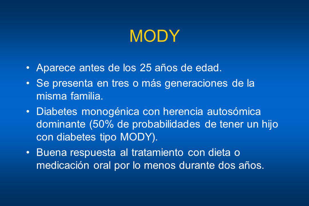 Diabetes tipo mody que es